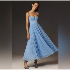 Hutch Light Blue Amara Corset Tulle Dress Size 4